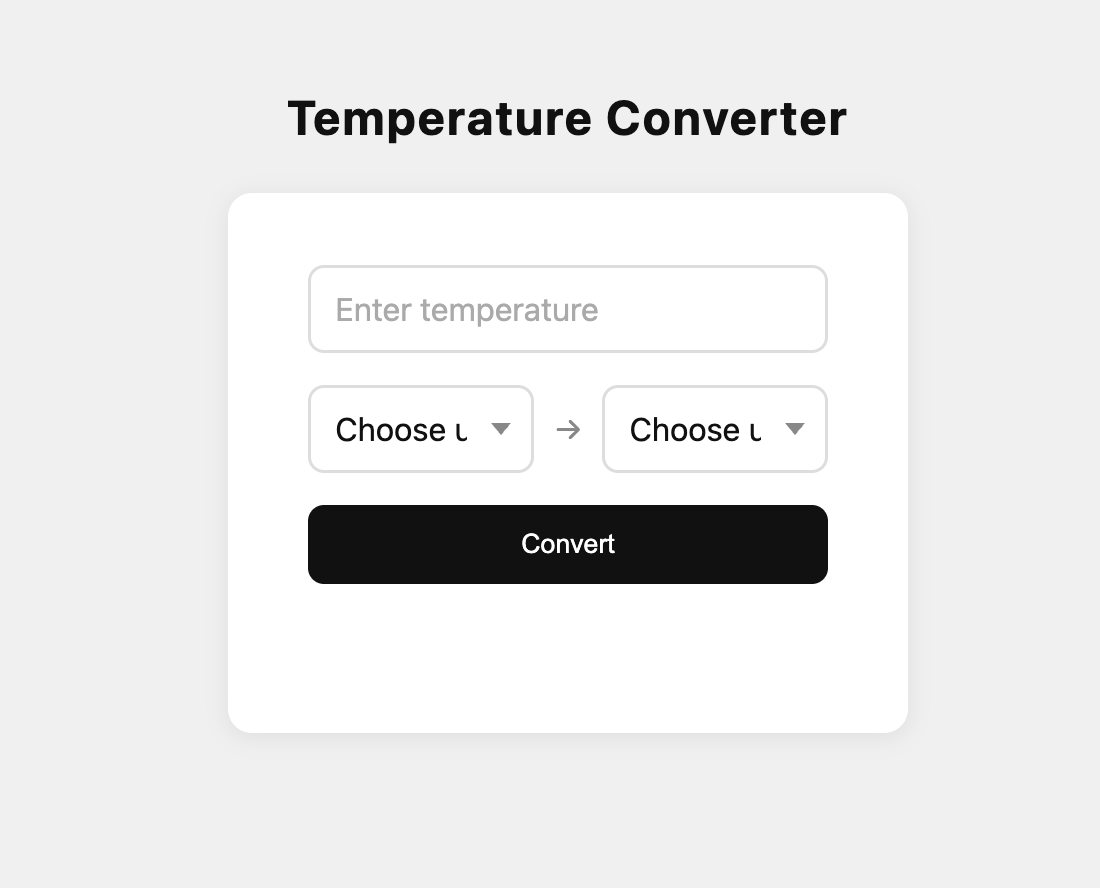 Temperature Converter